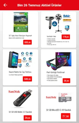 Bim Aktuel Ürünler android App screenshot 1